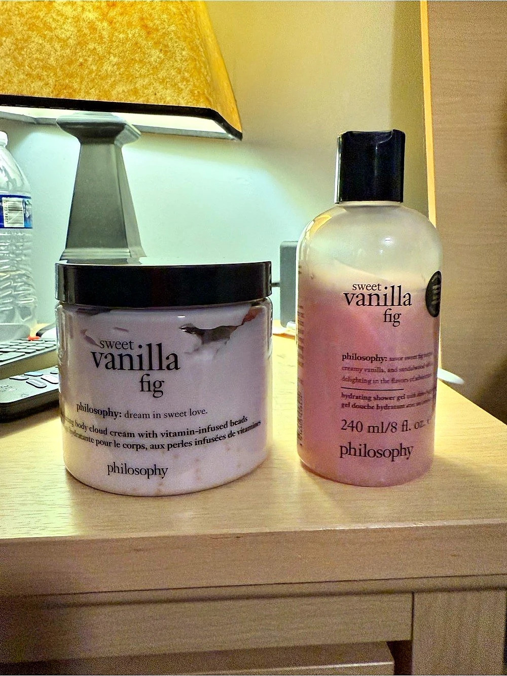 Philosophy Sweet Vanilla Fig Bundle - Jumbo Body Cloud Cream & Shower Gel